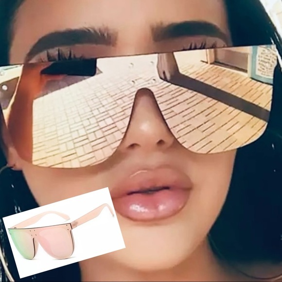 THE FRENCH CONNECTION🕶BRIGHT PINK MIRROR SUNNIES-NEW - Picture 2 of 10